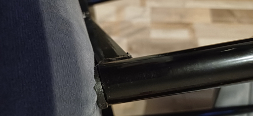 Стул на металлокаркасе Седа К латте / черный фото покупателя 77