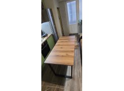 Стол Лота Лофт 120 25 мм сабия / черный матовый фото покупателя 353