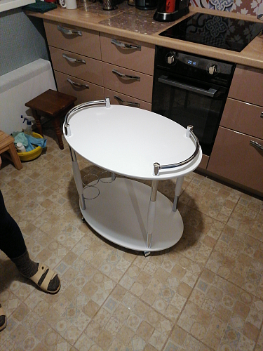 Стол сервировочный SC-5037-W белый фото покупателя 11