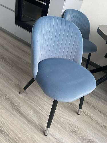 Стул на металлокаркасе Gabi gray / black фото покупателя 742