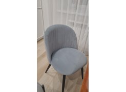 Стул на металлокаркасе Gabi 1 light purple / black фото покупателя 839