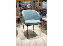 Стул на металлокаркасе Milan бирюзовый из шоурума 1