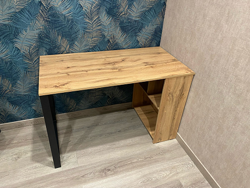 Письменный стол Битти Лофт 116х60х75 дуб вотан / белый матовый фото покупателя 113