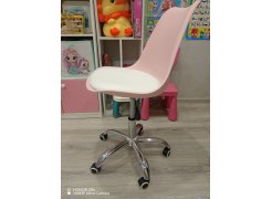 Компьютерное кресло Kolin с подушкой clear / white фото покупателя 456