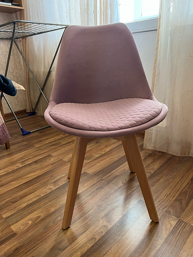 Стул Bonuss blue / wooden legs фото покупателя 163