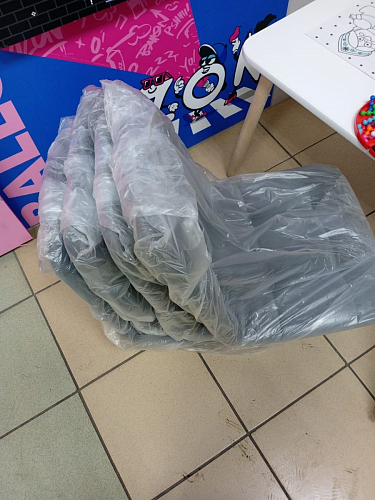 Стул на металлокаркасе Чилли К черный / зеленый фото покупателя 508