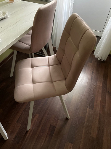 Стул на металлокаркасе Чилли зеленый / черный фото покупателя 1147