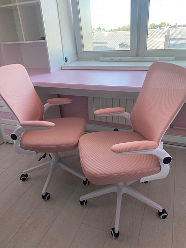 Компьютерное кресло Konfi pink / white фото покупателя 46
