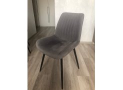 Стул на металлокаркасе Вейв светло-серый (hl 63) / 10К черный каркас фото покупателя 257