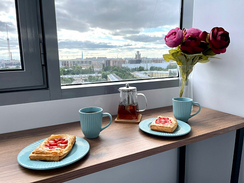 Барная стойка Дилан Лофт 120х60х90 бетон фото покупателя 47