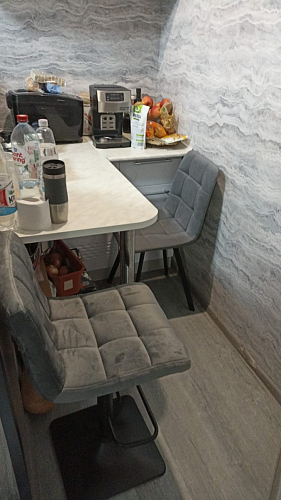 Стул на металлокаркасе Чилли К кирпичный / черный фото покупателя 51