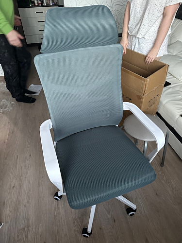 Компьютерное кресло Montana blue / white фото покупателя 9