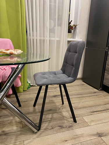 Стул на металлокаркасе Чилли бирюзовый / черный фото покупателя 1020