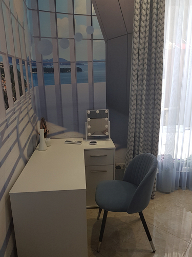 Стул на металлокаркасе Gabi 1 light purple / black / gold фото покупателя 201