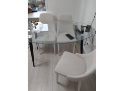 Стул на металлокаркасе Kora green / black фото покупателя 386