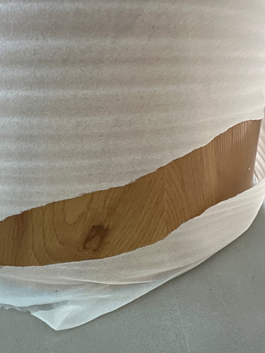 Стол Huge 120х75 white / brown фото покупателя 13
