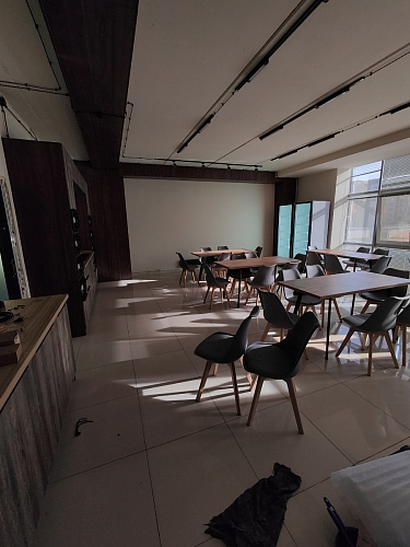 Стол Тринити Лофт 120 32 мм дуб галифакс табако / черный матовый фото покупателя 544