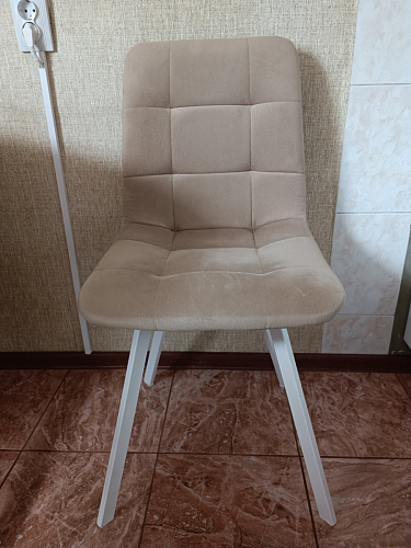 Стул на металлокаркасе Чилли зеленый / черный фото покупателя 1210