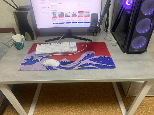 Деревянный стол Лота Лофт 120x75 дуб крафт табачный / черный матовый фото покупателя 675