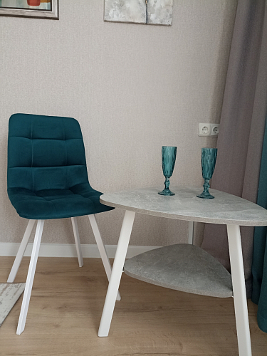 Стул на металлокаркасе Чилли горчичный / черный фото покупателя 1089