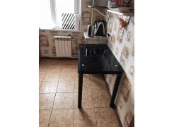 Стеклянный стол Klio белый фото покупателя 3