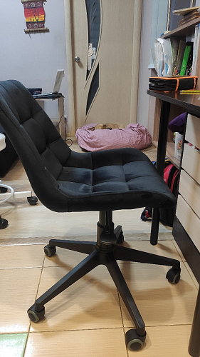 Кресло Келми 1  / AV 245 белый каркас синий микровелюр (neo 25) фото покупателя 46