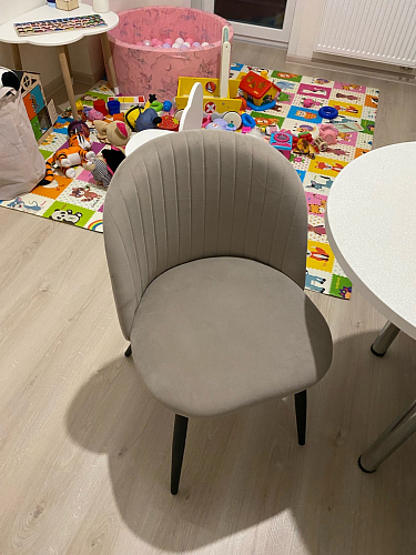 Стул на металлокаркасе Gabi latte / gold / black фото покупателя 659