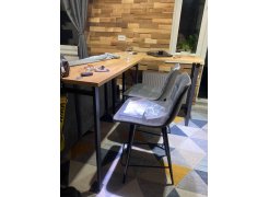 Барная стойка Дилан Лофт 120х60х90 бетон фото покупателя 4