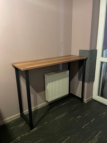 Барная стойка Дилан Лофт 120х60х90 бетон фото покупателя 182