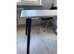 Деревянный стол Барон О 200 х 90 черная пленка шагрень / белый фото покупателя 22