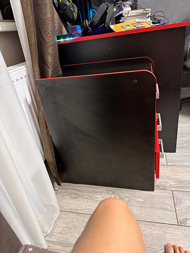 Тумба Ханна черная / красная - Уцененный экземпляр фото покупателя 53