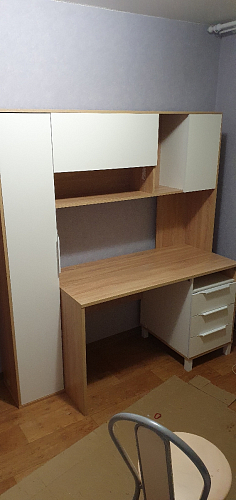 Компьютерный стол Комфорт 12.95 N дуб сонома / темно-серый фото покупателя 2