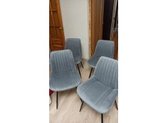 Стул на металлокаркасе Седа К крутящийся светло-серый  / белый фото покупателя 174