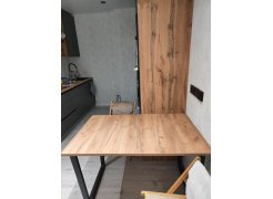 Стол Лота Лофт 140 25 мм юта / белый матовый фото покупателя 761