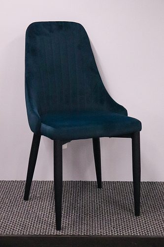 Стул на металлокаркасе Kora black / gray из шоурума 15