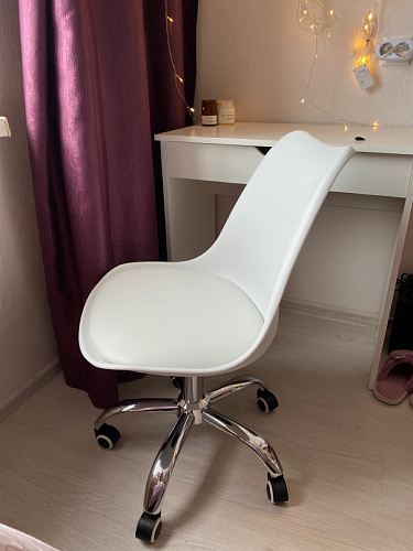Компьютерное кресло Kolin cappuccino / chrome фото покупателя 30
