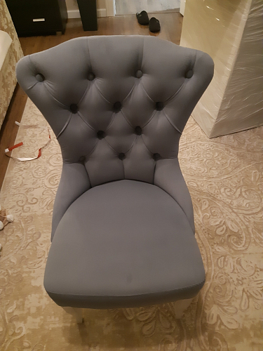 Стул деревянный Милано velutto 05 / венге / серебро фото покупателя 5