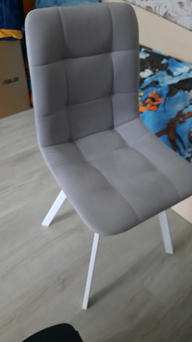 Стул на металлокаркасе Чилли черный / зеленый фото покупателя 811