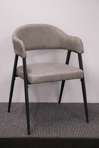 Стул на металлокаркасе Twin brown / black из шоурума 1