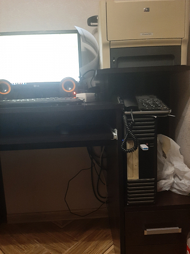 Компьютерный стол Джаз-24 левый дуб сонома фото покупателя 71