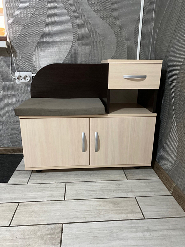 Обувница Аврора дуб млечный / венге фото покупателя 51