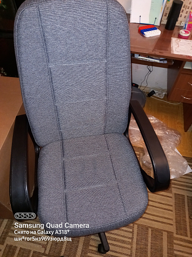 Компьютерное кресло CH747 черный, ткань фото покупателя 4