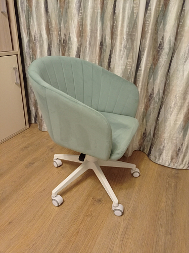 Компьютерное кресло Тибо светло-коричневый / белый фото покупателя 61