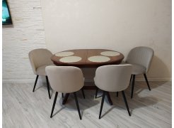 Стул на металлокаркасе Gabi 1 light purple / black фото покупателя 488