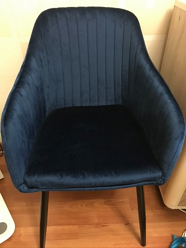 Стул на металлокаркасе Slam dark beige фото покупателя 90