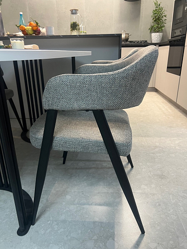 Стул на металлокаркасе Twin brown / black фото покупателя 8