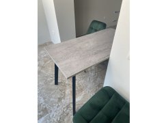 Стол Тринити Лофт 120 25 мм бетон / черный матовый фото покупателя 7