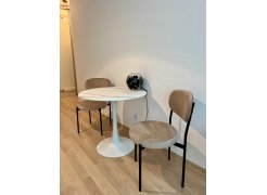 Стол Тулип 90х73 дуб вотан / белый фото покупателя 34