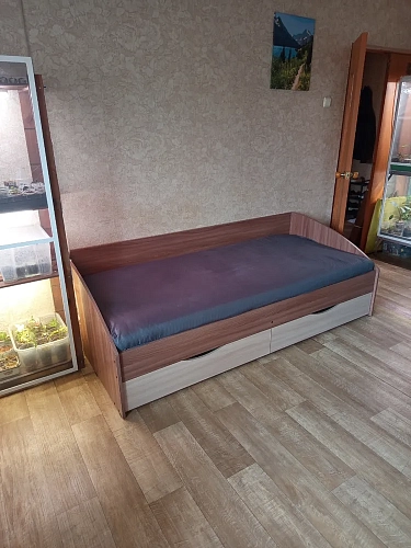 Односпальная кровать Эриол 90x200 шимо темный / шимо светлый фото покупателя 1