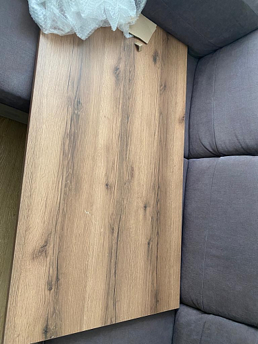 Стол Лота Лофт 120 32 мм бетон / черный матовый фото покупателя 347